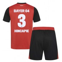 Fotbalové Dres Bayer Leverkusen Piero Hincapie #3 Dětské Domácí 2024-25 Krátký Rukáv (+ trenýrky)